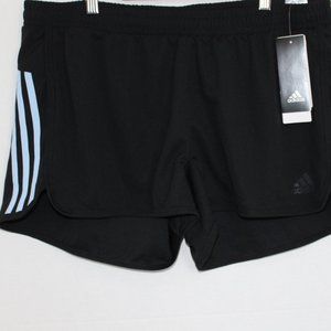 NWT Adidas Black Running Workout Shorts XL